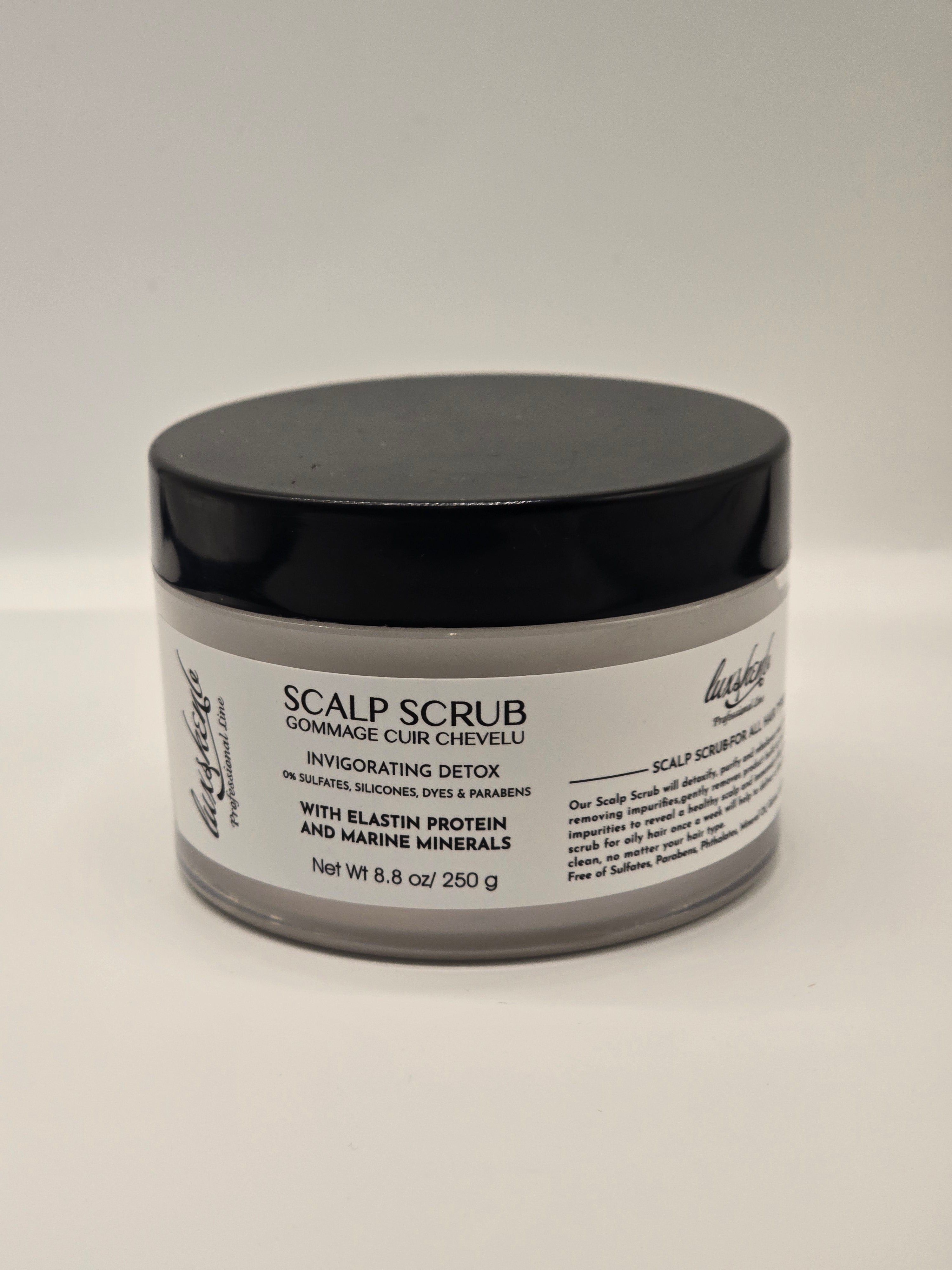 Hair Scalp Detox & Scrub – Invigorating Detox with Elastin Protein & Marine Minerals