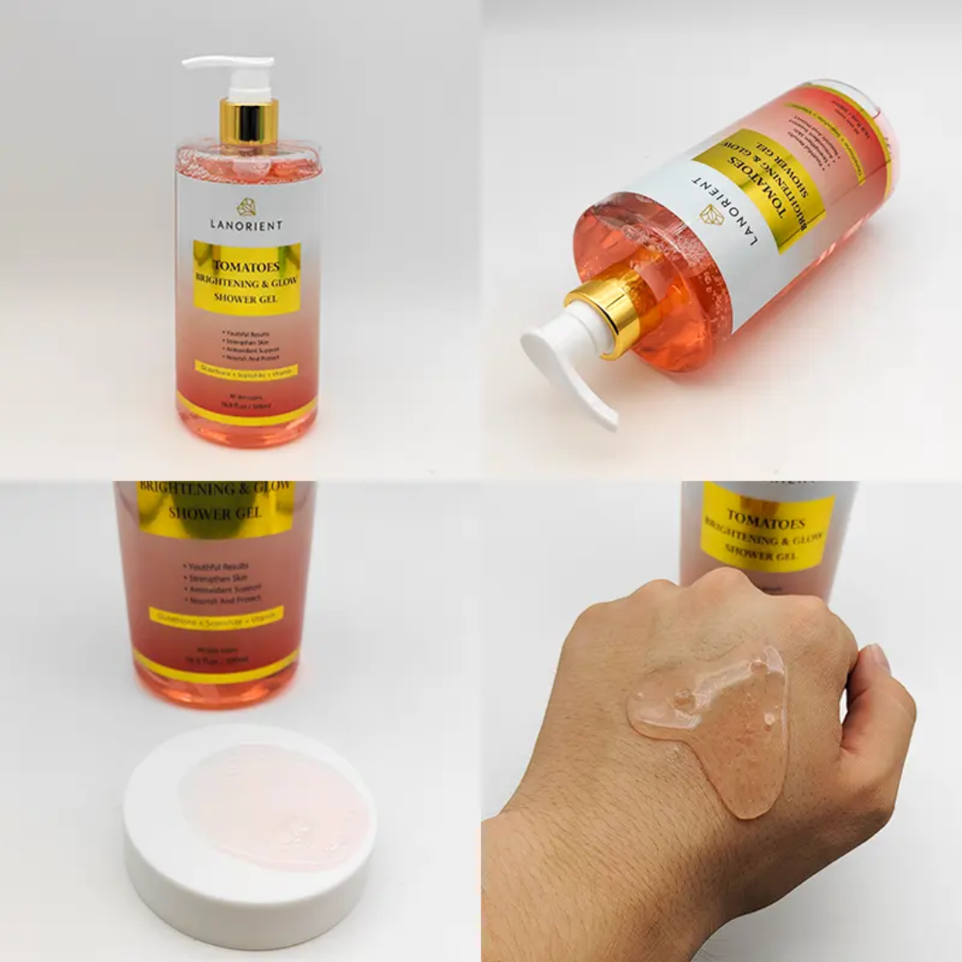 LANORIENT Tomatoes Brightening & Glow Shower Gel 500ml