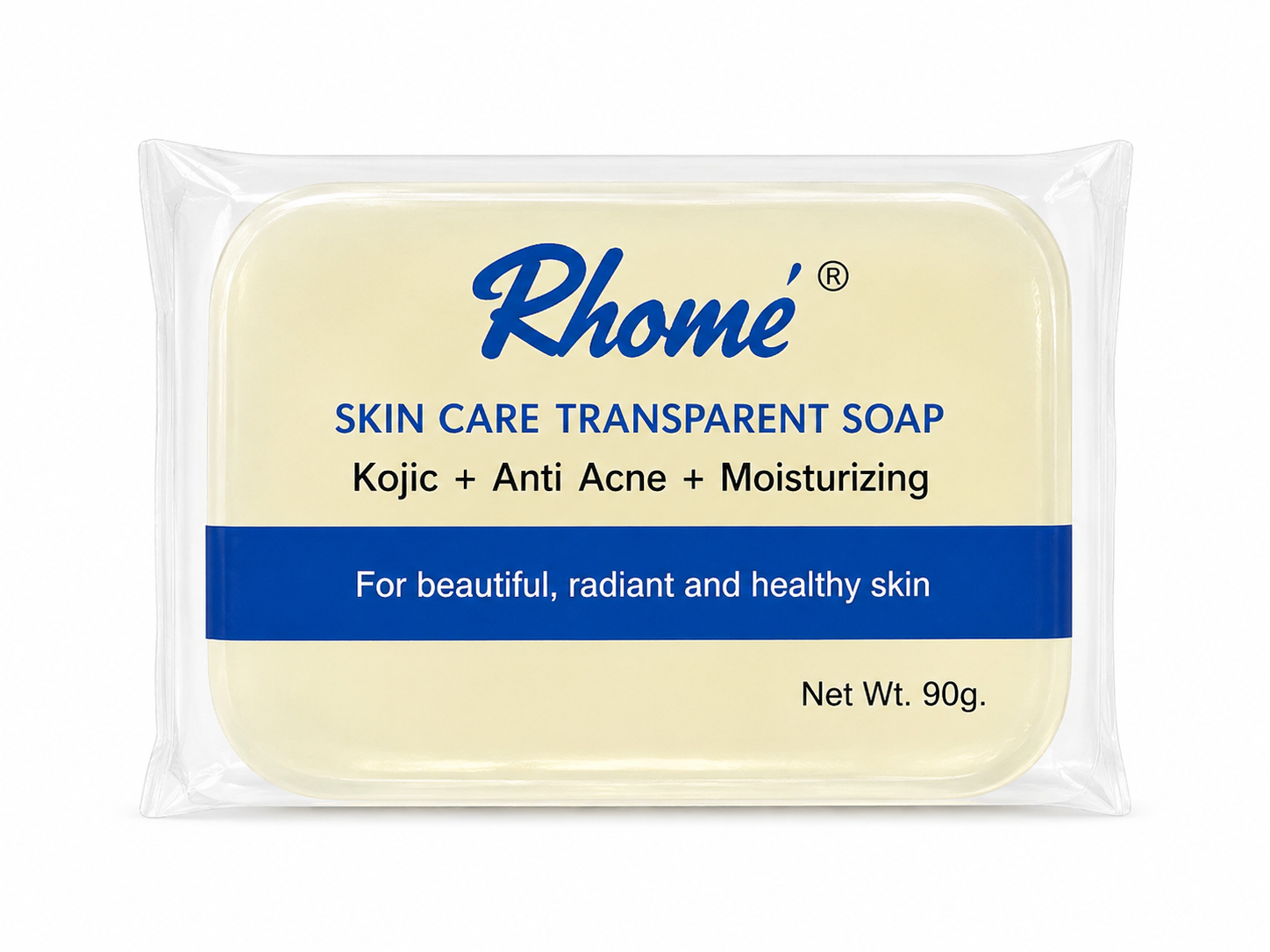 Rhome Skin Care Transparent Soap – Kojic + Anti Acne + Moisturizing