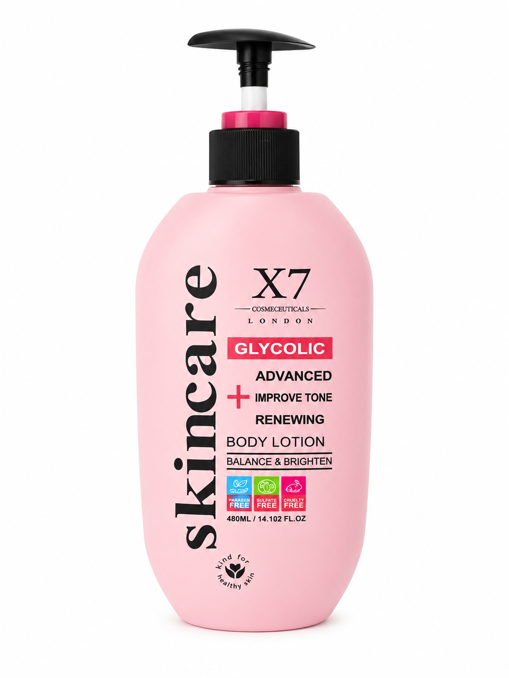 X7 Glycolic Advanced Renewing Body Lotion