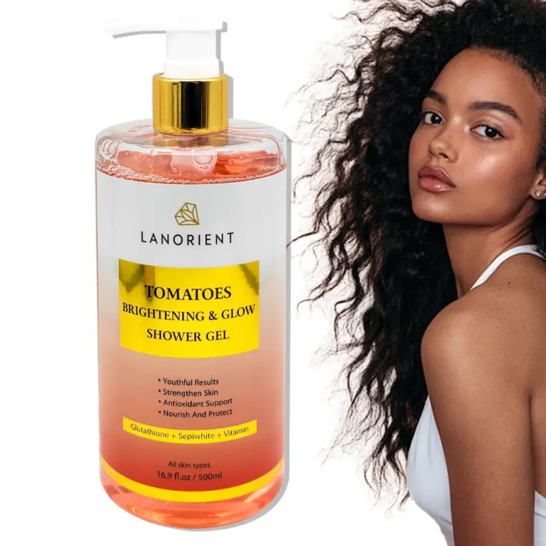 LANORIENT Tomatoes Brightening & Glow Shower Gel 500ml