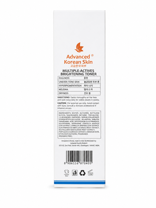 Advanced Korean Skin Multiple-Actives Brightening Toner