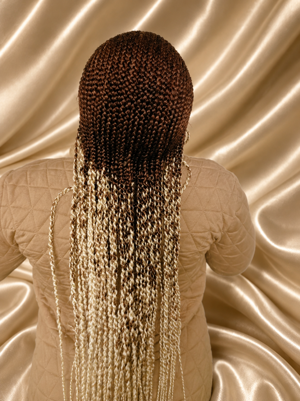 Golden Glow Knotless Braids