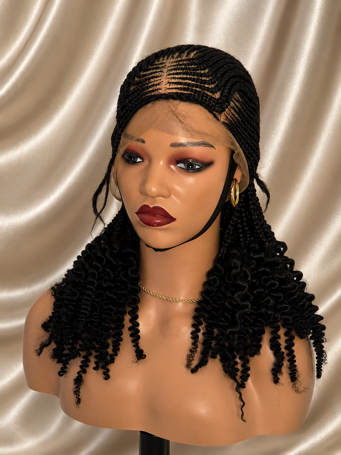 Braided wig for woman