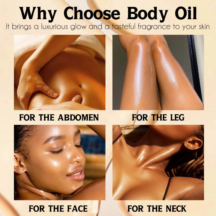 LKIAE Papaya Brightening Oil – Vitamin C Glowing Body Oil for Radiant & Smooth Skin