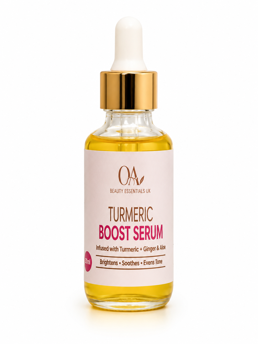 QA Beauty Essentials Turmeric Boost Serum – Brightening & Soothing Face Serum