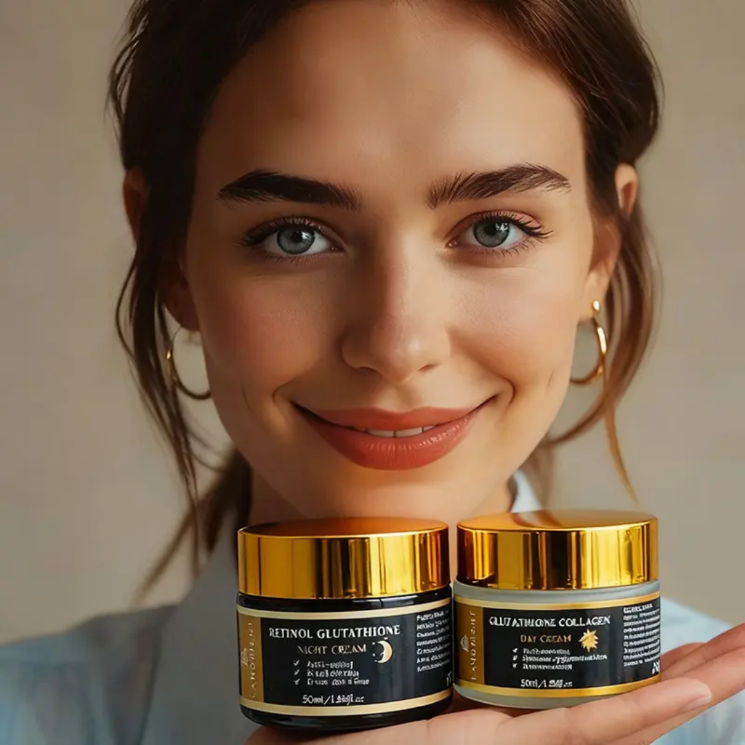 Lanorient Glutathione Collagen Day & Night Cream Set