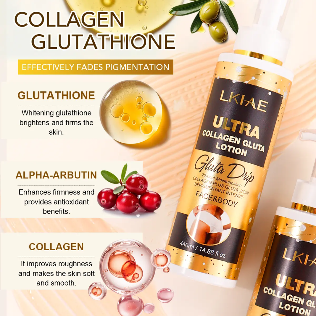 LKIAE Ultra Collagen Gluta Lotion – Gluta Drip Face & Body
